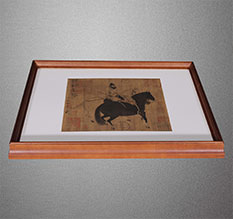 新都书画装裱配框服务案例